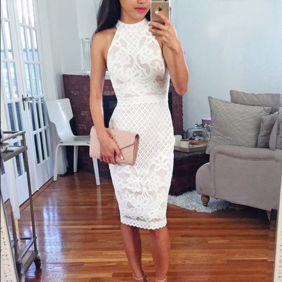 ASOS Petite Dresses & Skirts - ASOS petite high neck lace dress